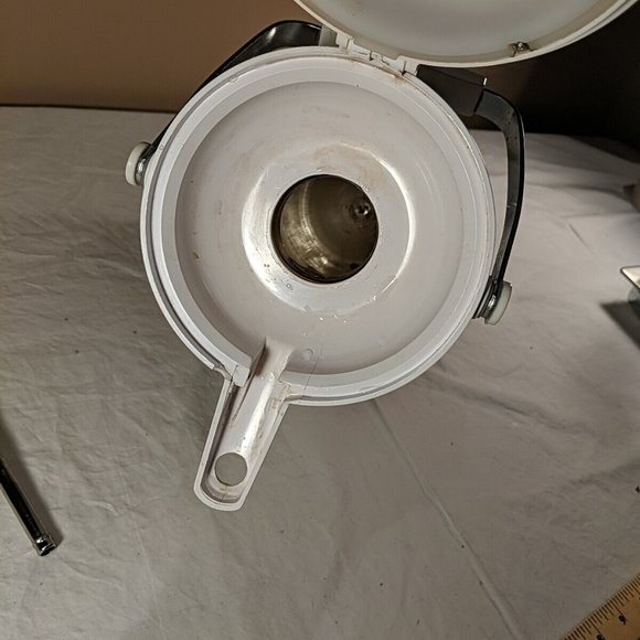 Vintage MCM The Peacock Vacuum Bottle Co Ltd Portable Air Pot Drink Dispenser - Picture 16 of 16